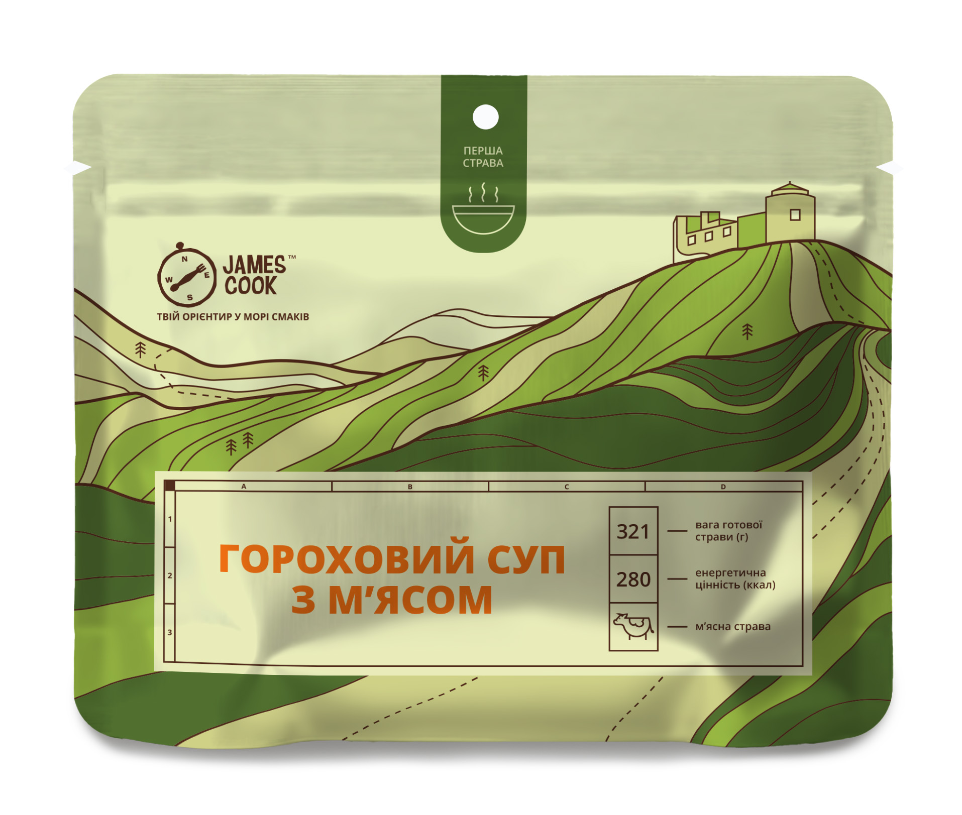 Гороховий суп з м'ясом