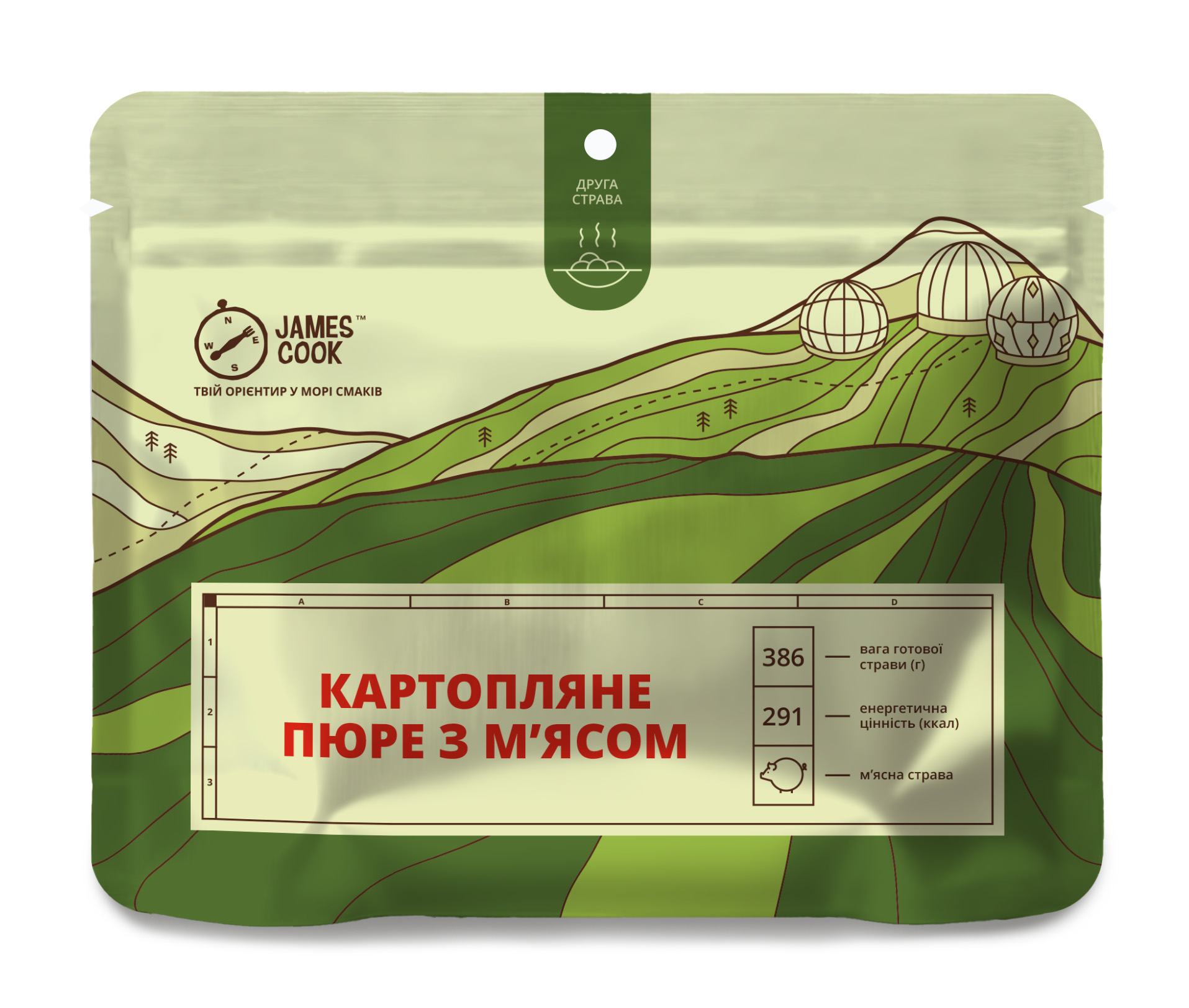 Картопляне пюре з м’ясом
