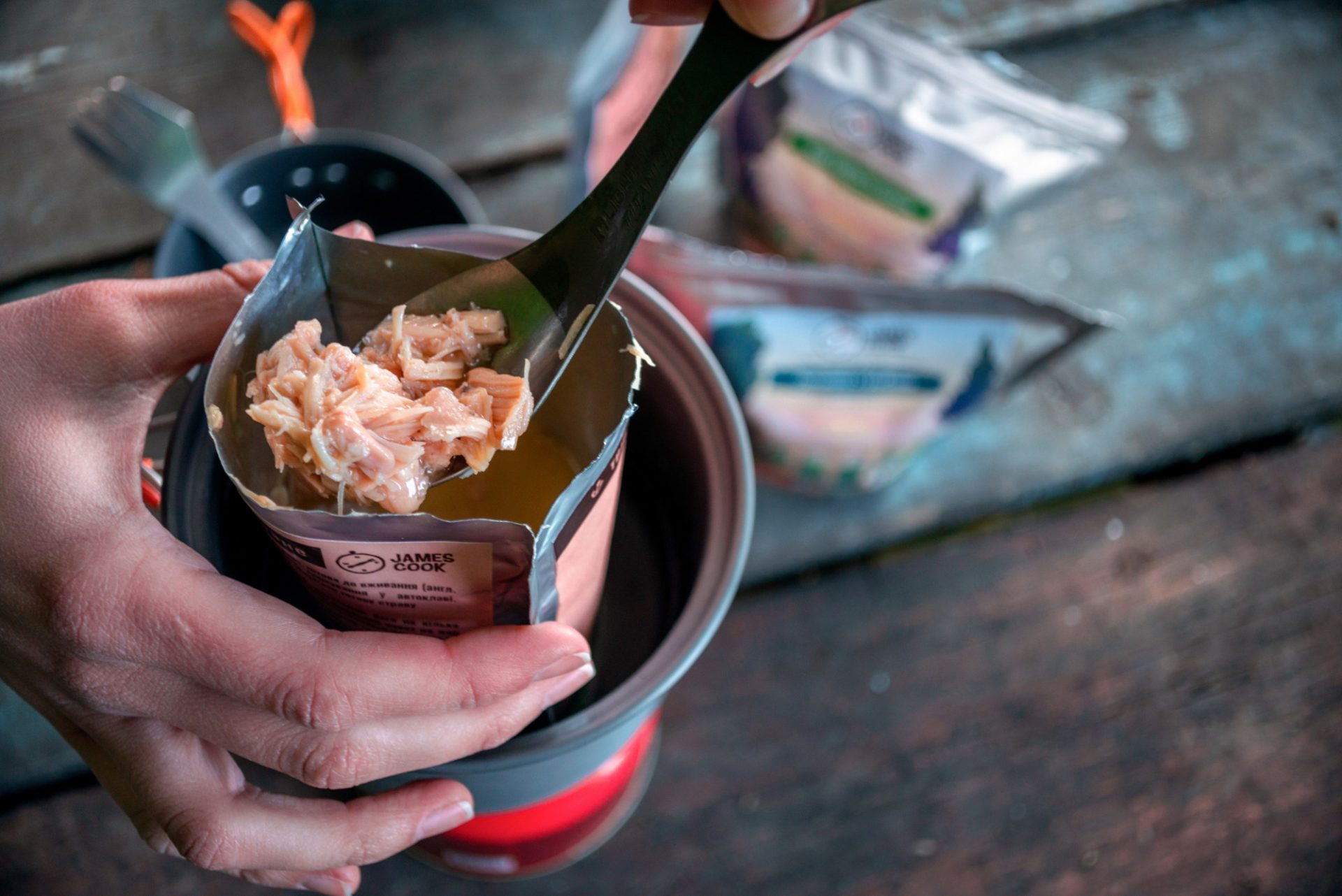 MRE «М'ясо курки тушковане у власному соку» 100 г - Зображення 2